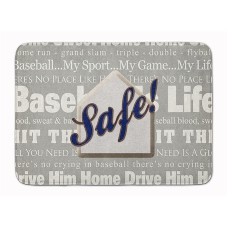 Carolines Treasures Safe at Home Machine Washable Memory Foam Mat SB3079RUG